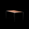 - AVANTI Dining table, 153x98 cm - Bordplade: Thermo ash, Stellet : Sort^Houe Outlet
