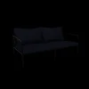- AVON 2 seater sofa - Pude: Indigo, Stellet: Sort*Houe Hot