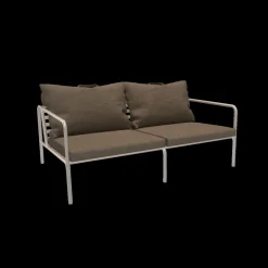 - AVON 2 seater sofa - Pude: Ash, Stellet: Muted Hvid*Houe