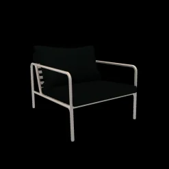 - AVON Chair - Pude: Alpine, Stellet : Muted Hvid*Houe