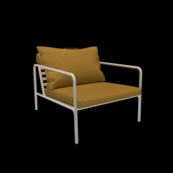 - AVON Chair - Pude: Dijon, Stellet: Muted Hvid^Houe Clearance