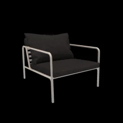 - AVON Chair - Pude: Slate, Stellet: Muted Hvid*Houe Discount