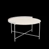 - EDGE Tray table Ø76 - Muted Hvid^Houe Outlet