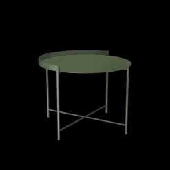 - EDGE Tray table Ø62 - Oliven Grøn*Houe Outlet