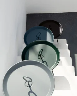 - EYELET Tray table Ø45 - Dark grey*Houe Online