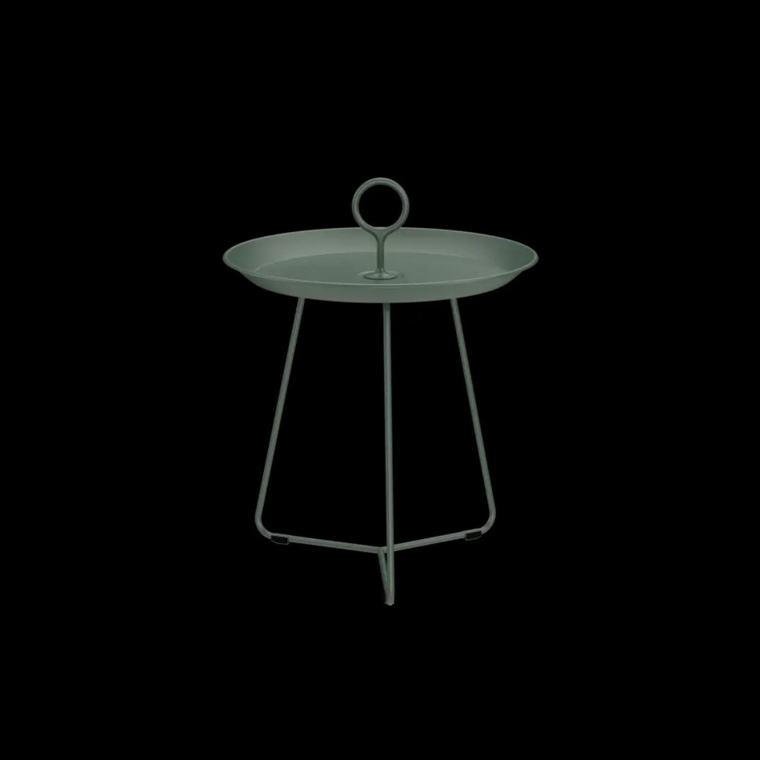 - EYELET Tray table Ø45 - Pine green^Houe Best
