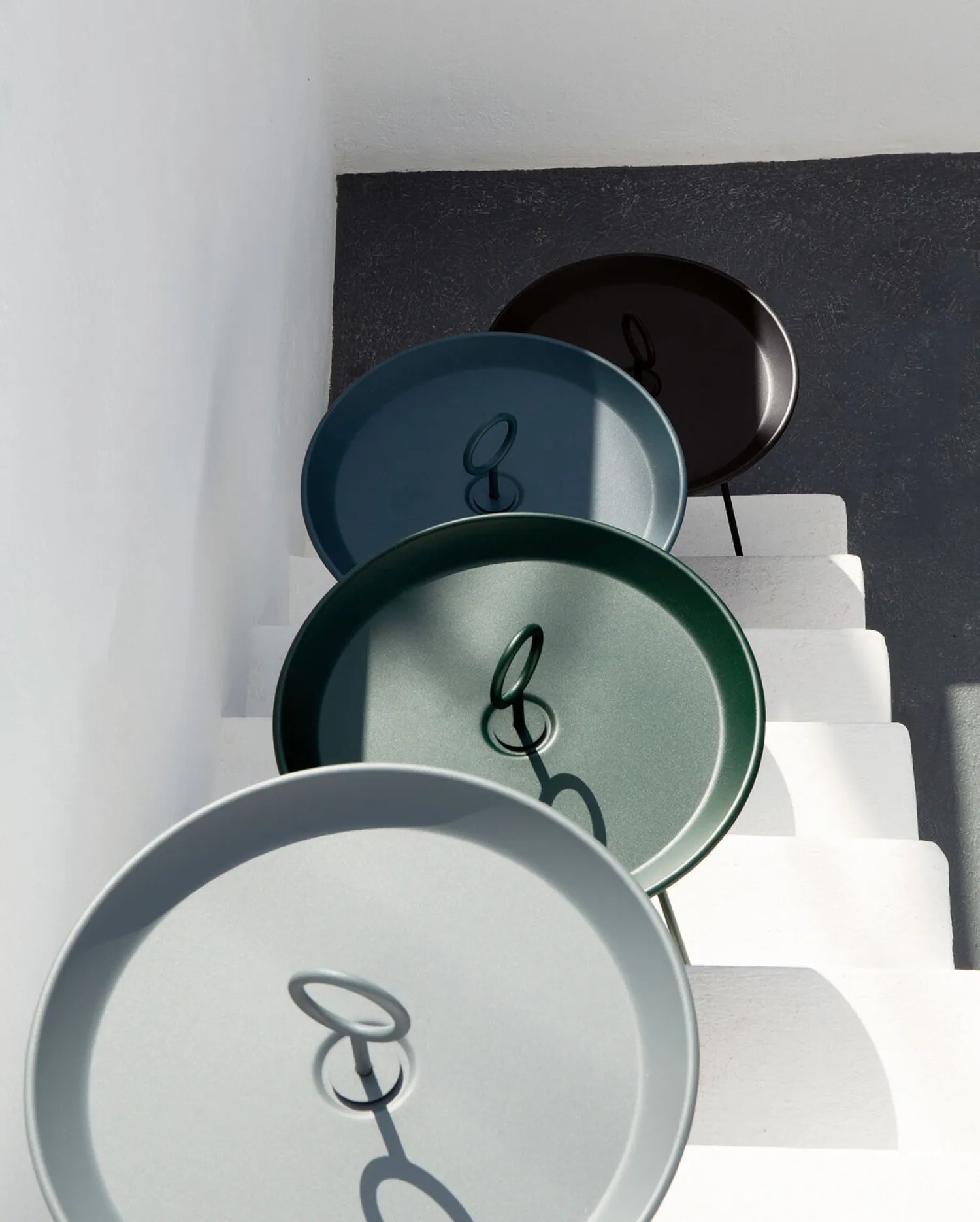 - EYELET Tray table Ø45 - Black*Houe Online