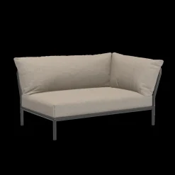 - LEVEL 2 Corner, right - Ash. Fabric - H:68 x W:139 x D:92 cm^Houe Best