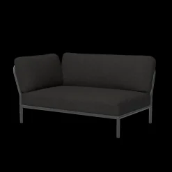 - LEVEL Corner, left - Sooty grey. Fabric^Houe New