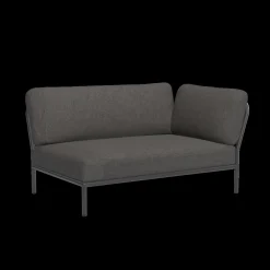 - LEVEL Corner, right - Dark grey. Fabric*Houe Hot