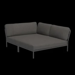 - LEVEL Cozy Corner, right - Dark grey. Fabric*Houe Outlet