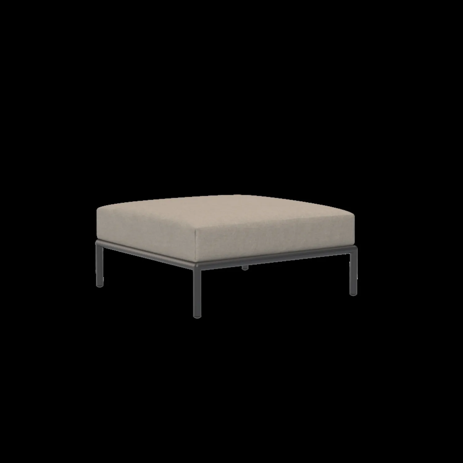 - LEVEL Ottoman - Ash. Fabric^Houe Outlet