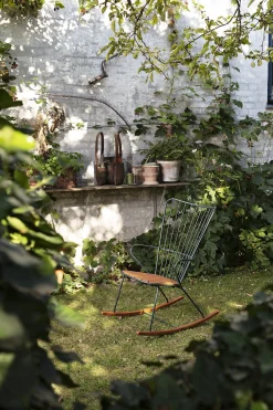 - PAON Rocking chair - Pine green. Seat*Houe