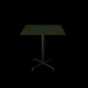 - PICO Café table with 4 star base, 700x700mm - Oliven Grøn^Houe New