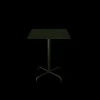 - PICO Café table with 4 star base, 600x600mm - Oliven Grøn*Houe Best