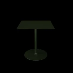 - PICO Café table with round base, 700x700mm - Oliven Grøn^Houe