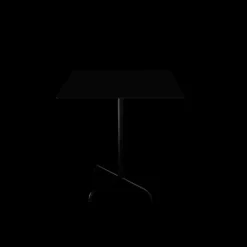 - PICO Café table with 4 star base, 700x700mm - Sort*Houe Outlet