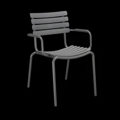 - ReCLIPS Dining chair - Dark grey. Armrest*Houe Online