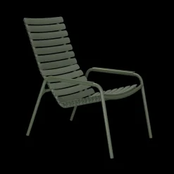 - ReCLIPS Lounge chair - Olive green. Armrest^Houe Hot