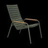 - ReCLIPS Lounge chair - Olive green. Armrest i bambus^Houe Hot