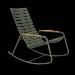 - ReCLIPS Rocking chair - Olive green. Armrest*Houe Outlet