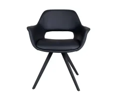 - Fenja spisebordstol i sort læder^House Of Sander Outlet