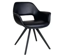 - Fenja spisebordstol, sort PU^House Of Sander Discount