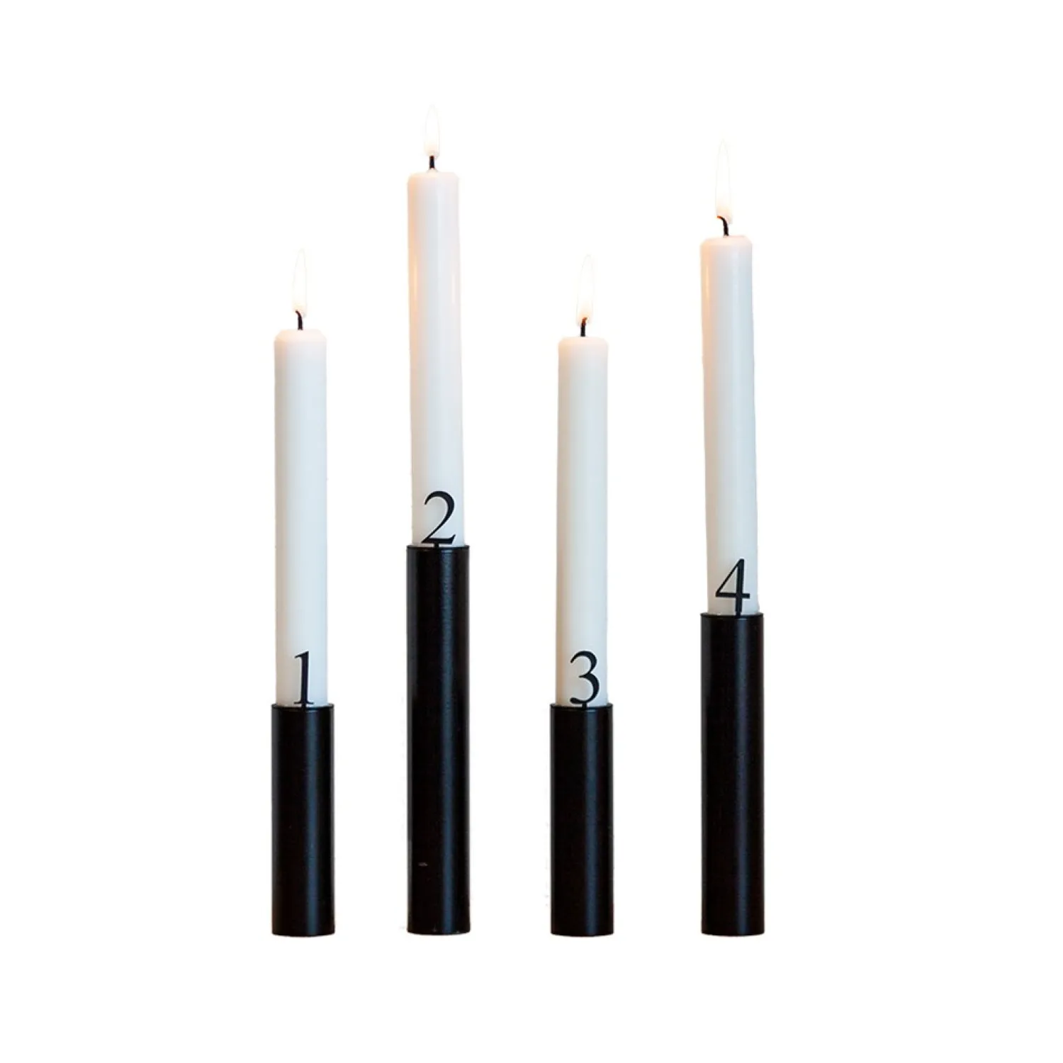 - Adventstal til lysestager - Black Powder Coated Steel^Hove Home Discount