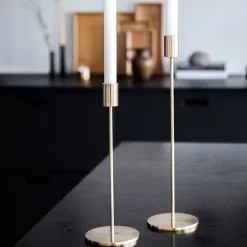 - High Light lysestage - Messing - Højde 28 cm*Hove Home Outlet