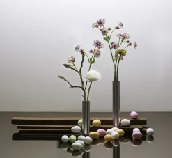 - Slim Vase Rustfri stål - Højde 14 cm*Hove Home Hot