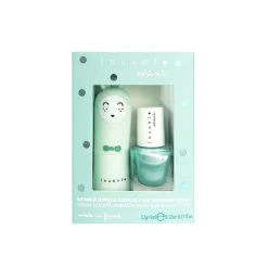 - Duo Gavesæt Aqua - Neglak & Læbepomade*Inuwet Sale