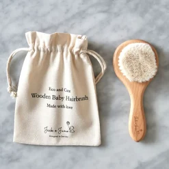 - Baby Hårbørste - Wooden Baby Hairbrush^Jack o Juno Outlet