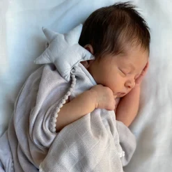 - Krammeklud - Cuddly Star - Lys Grå*Jack o Juno Hot