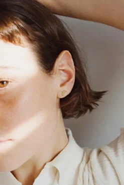 - Croissant - Øreringe - Guld^JUKSEREI