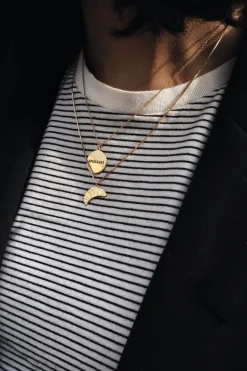 - Croissant Halskæde - Guld*JUKSEREI