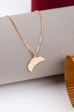 - Croissant Halskæde - Guld*JUKSEREI