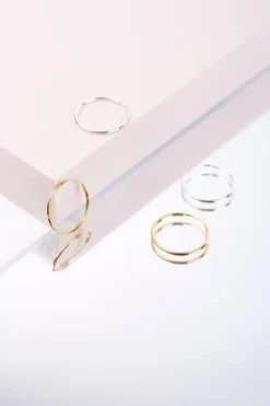 - Guld øreringe - Creol Earrings - Gold (small)*JUKSEREI Hot