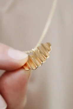 - Halskæde "Round Chips" - Guld^JUKSEREI Discount