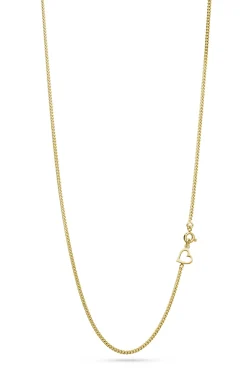Jukserei - Heart necklace - Halskæde - Guld* Sale