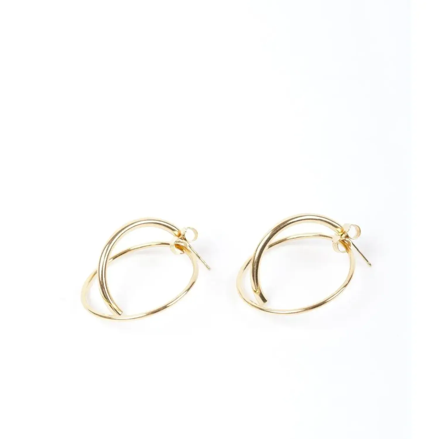 - Orbit Ear Stud - Guld*JUKSEREI Discount