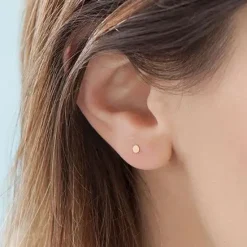 - Punkt ørestik - Sølv^JUKSEREI