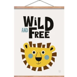 - Plakat - Wild and free - 30x40 cm.^KAI Copenhagen New