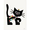 - Plakat med kat - 50x70 cm.^KAI Copenhagen Online