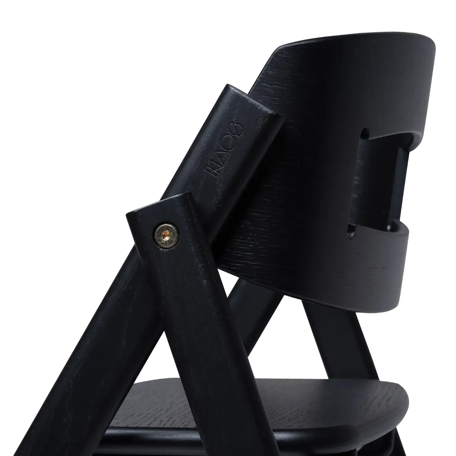 - Højstol - KLAPP® - Sammenklappelig - Sort Eg^KAOS Clearance