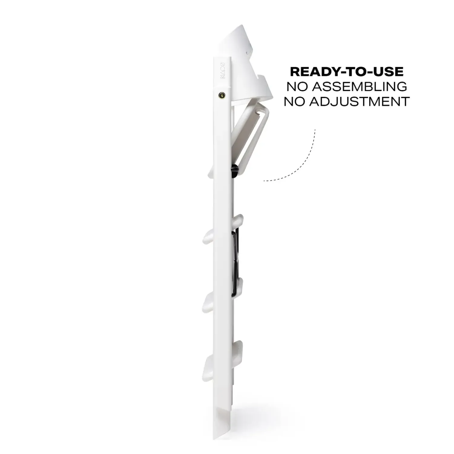 - Højstol - KLAPP® - Sammenklappelig - Hvid Bøg^KAOS New