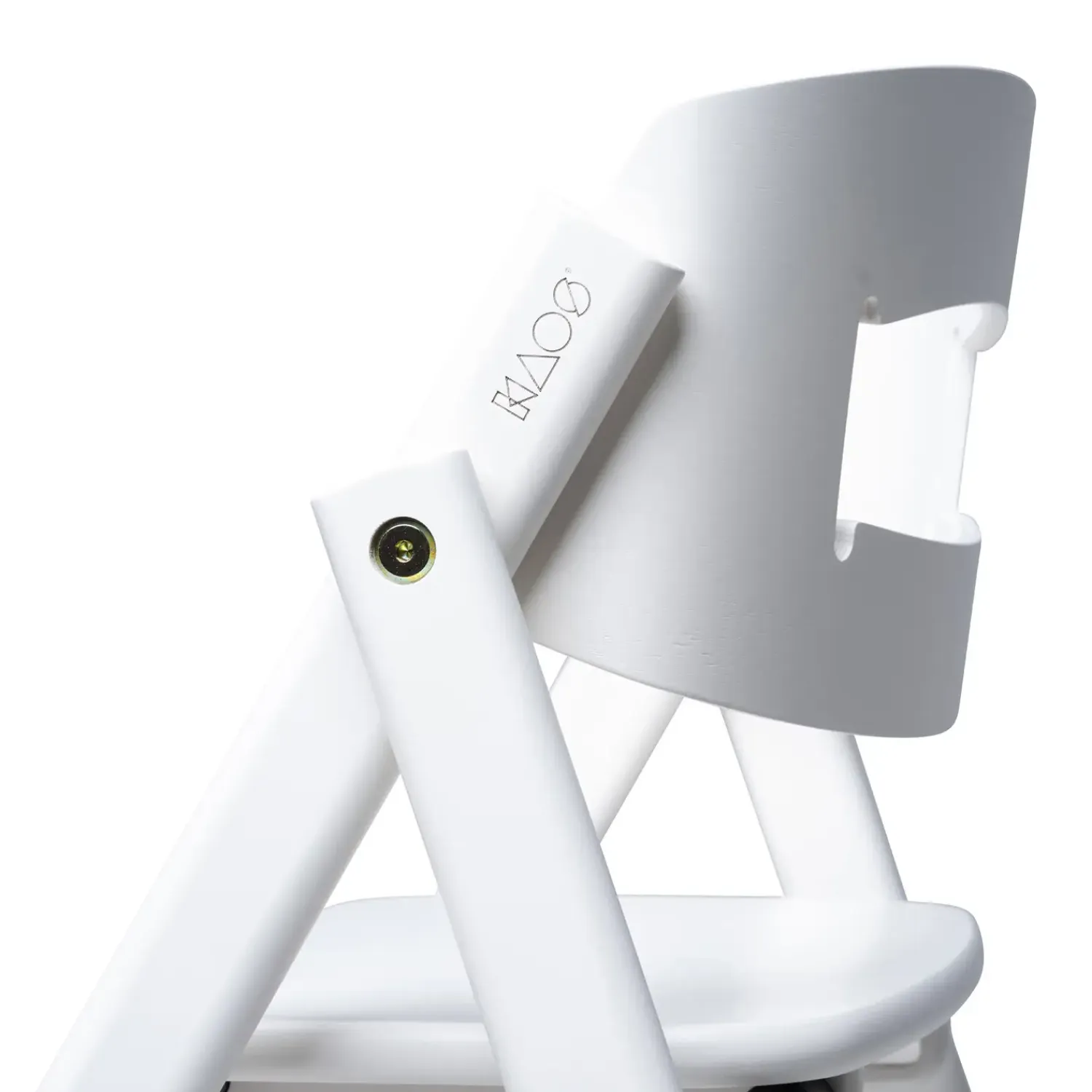 - Højstol - KLAPP® - Sammenklappelig - Hvid Bøg^KAOS New