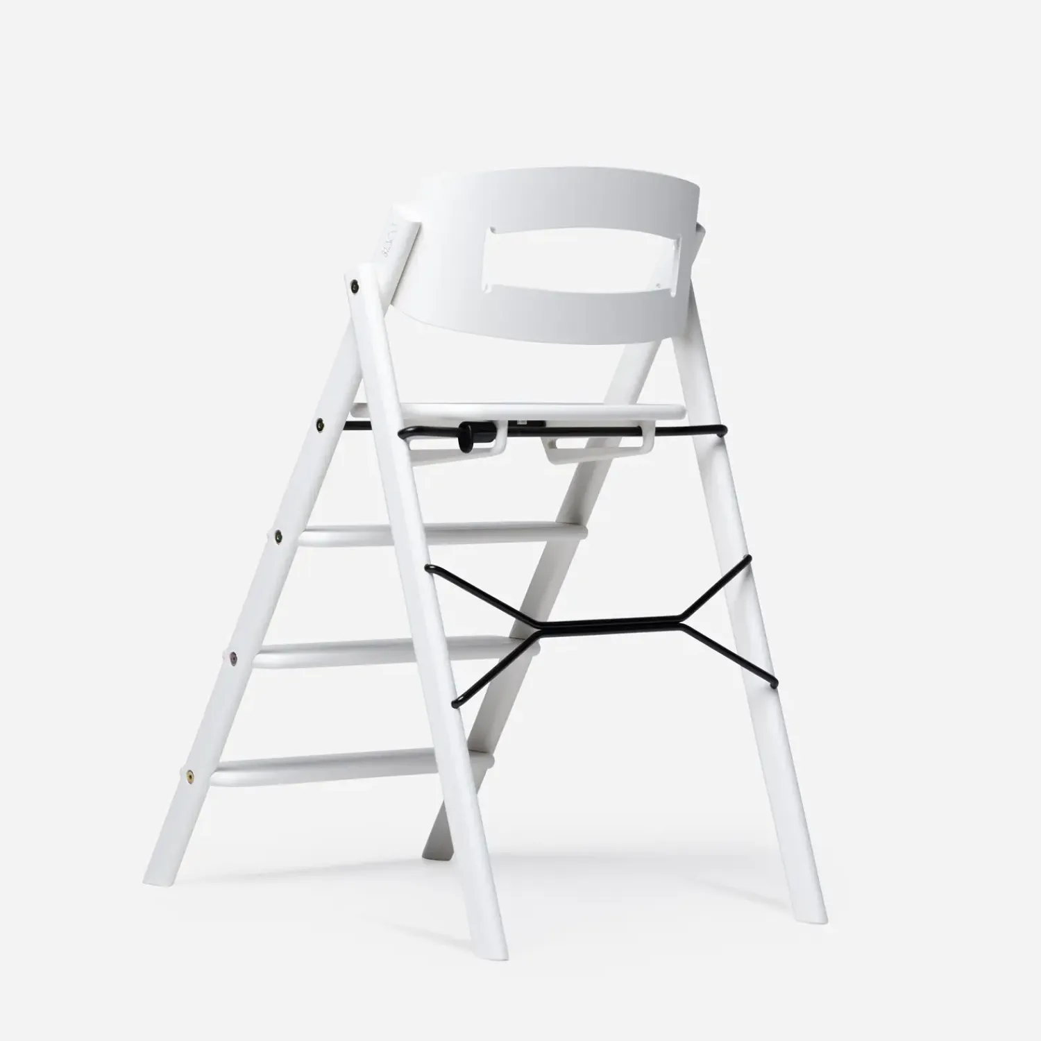 - Højstol - KLAPP® - Sammenklappelig - Hvid Bøg^KAOS New