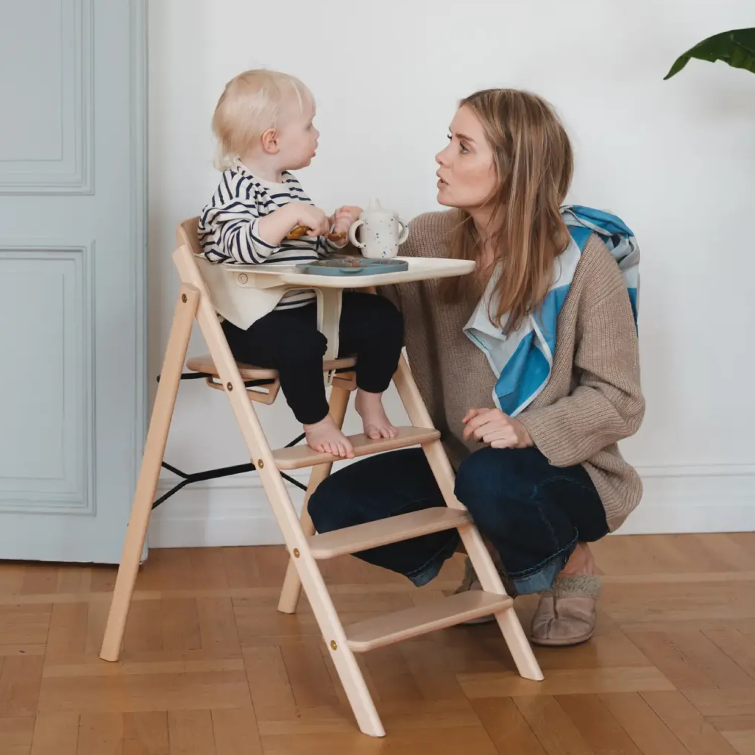 - Højstol - KLAPP® - Sammenklappelig - Bøg^KAOS Hot