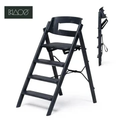 - Højstol - ReKLAPP® - Sammenklappelig - Recycled plastic Sort^KAOS Best