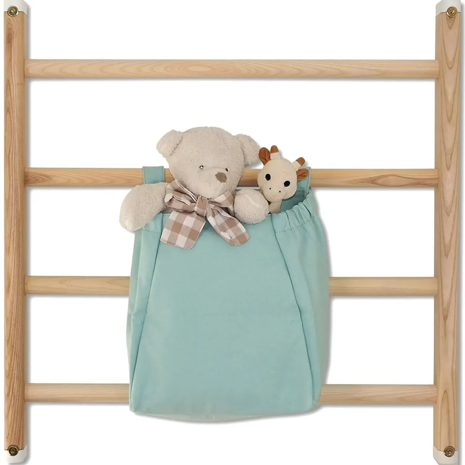 - Opbevaringspose i tekstil til ribbevæg - mint*KAOS Hot